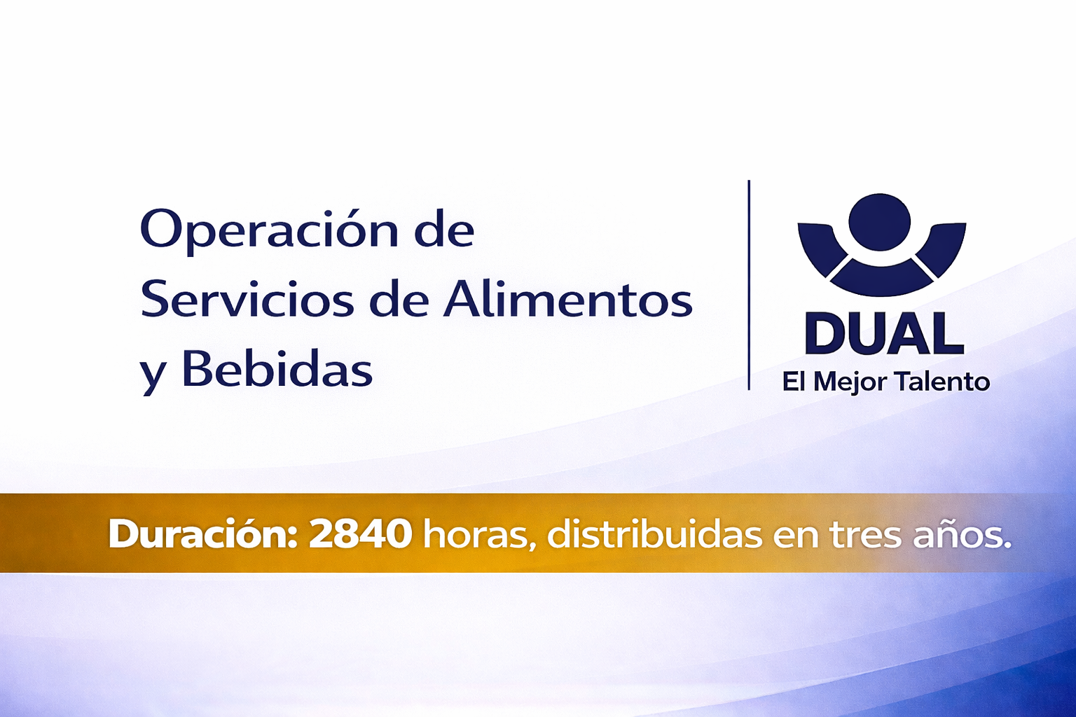 Operación de Servicios de alimentos y Bebidas